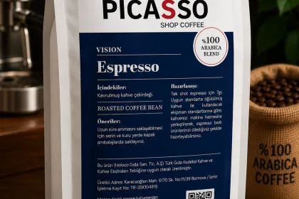 Picasso VISION Espresso Kahve 1000 g Tek Paket